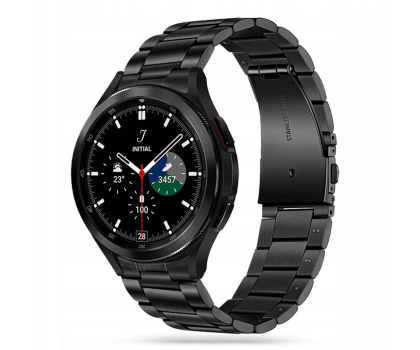 Pasek i akcesoria do zegarków TECH-PROTECT Stainless do Galaxy Watch 4 / 5 / 5 Pro / 6 / 7 / FE black